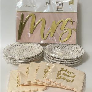 Target dollar section “She said yes!”